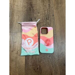 Loopy Case iPhone 14 Pro Case W/Pouch Sweet Sorbet X Amber Massey